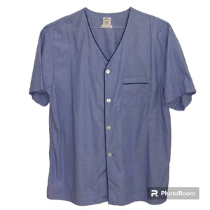 Brooks Brothers XL men’s 100% cotton blue chambray shirt sleeve night shirt. EUC